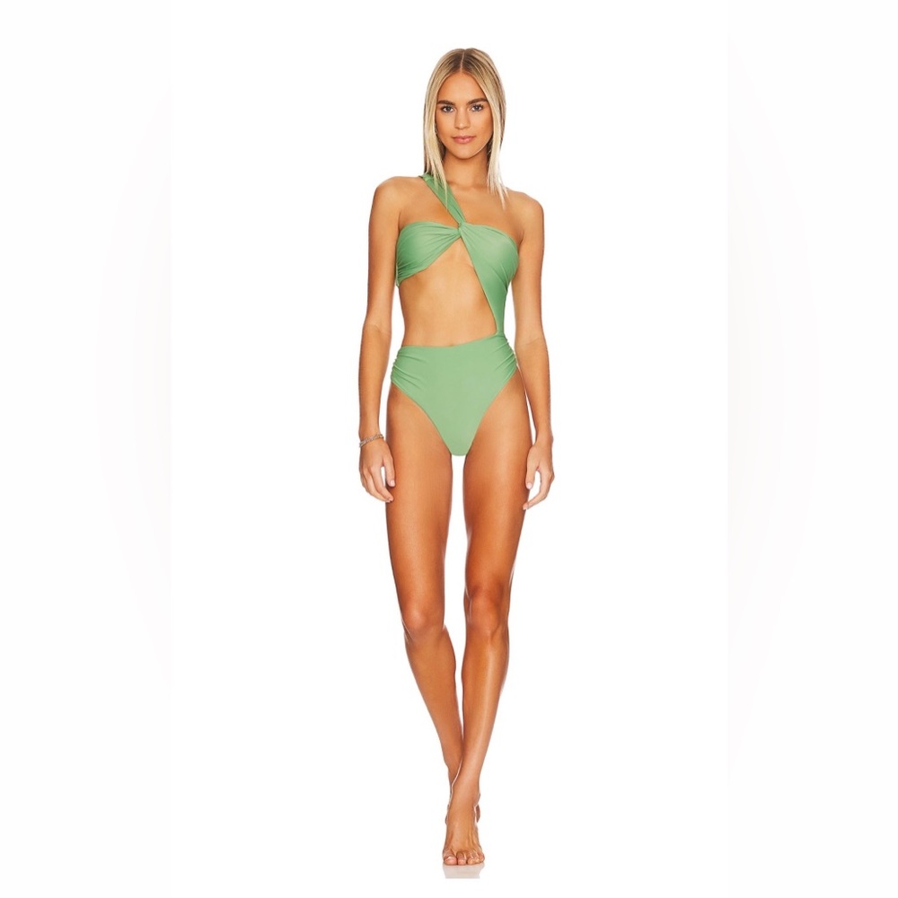 NEW Revolve Tularosa Elvia One-Piece Swimsuit in Jade